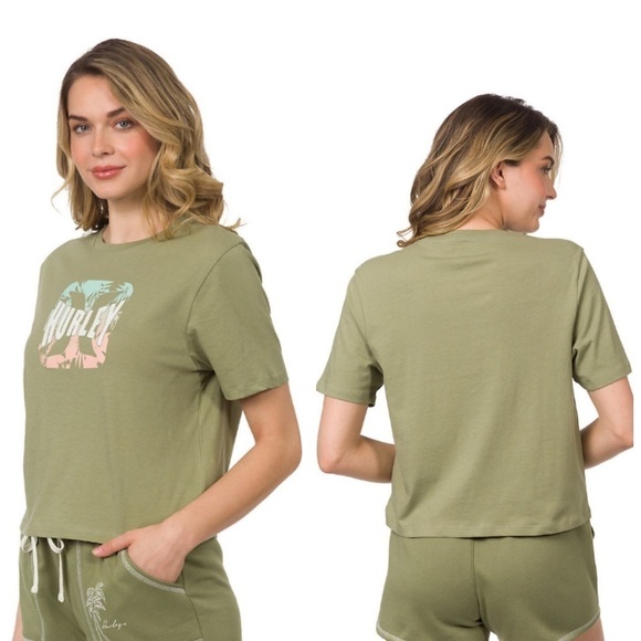 Hurley Vintage Crop Tee | SIZE M - Picture 1 of 6